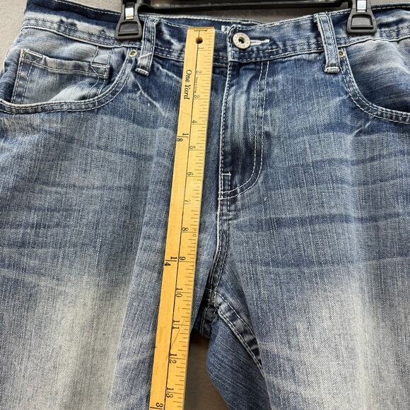 ReClaim Jeans By Buckle Men's 34L Blue Stone Wash Loose Straight Long Tall - Picture 14 of 15